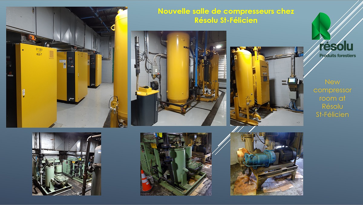 Salle de compresseurs Résolu